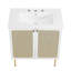 Meuble-lavabo simple 30 po avec plateau en bois Modway-93811862-93811863