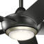 Ventilateur de plafond standard à DEL à 5 pales de 52 po avec télécommande et ensemble d'éclairage Kapono-116724013