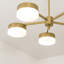 CELESTE LUMINESCENCE - Light 43'' Unique/Statement Modern Linear LED Flush Mount