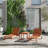 Marsily Outdoor Eucalyptus Wood Chaise Lounge Set with Table
