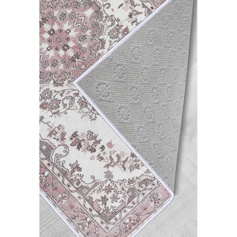 Premium Woven Area Rug, 100% Polyester, 4.6 x 7.2 ft | Antibacterial, Non-Slip PVC Dot Underside | 3D Digital Printing, Machine Washable, Pile Height: 0.3 in | Ideal for Living Room, Bedroom, and Dining Spaces