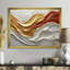 Rivière dorée de Calacatta, marbre abstrait II - art mural en marbre-2049189797-2049189802-2049189822