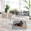 Coussin de dressage lavable réutilisable pour chien 23,6 x 17,7 po super absorbant pour chiens, gris-131214476