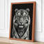 Tiger's Gaze Modern - Wrapped Canvas-314546826-314546830