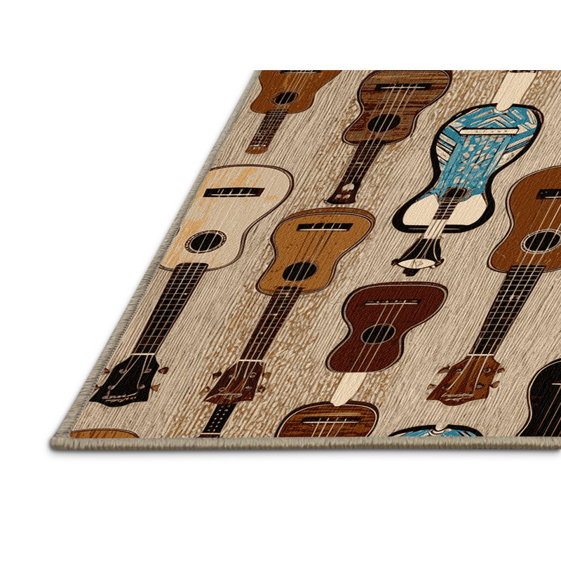  Tapis hawaïen lavable, Rond 3 pi