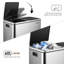 Steel Step On and Odour Seal Kitchen Rubbish Bin