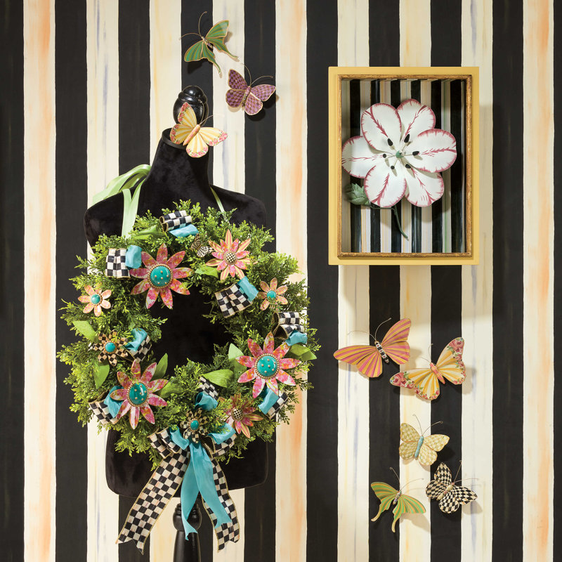 Courtly Check Stripe Wallpaper