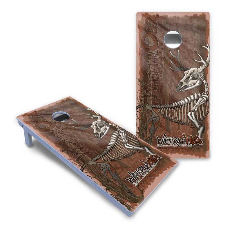 Ensemble de cornhole Whitetail Deer, Ajouter des lumières DEL