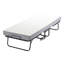 Lit pliant 31 po x 75 po avec matelas 5 po, taille simple, gris, pour adultes, invité