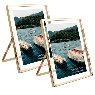 Floating Metal Frame with Real Glass