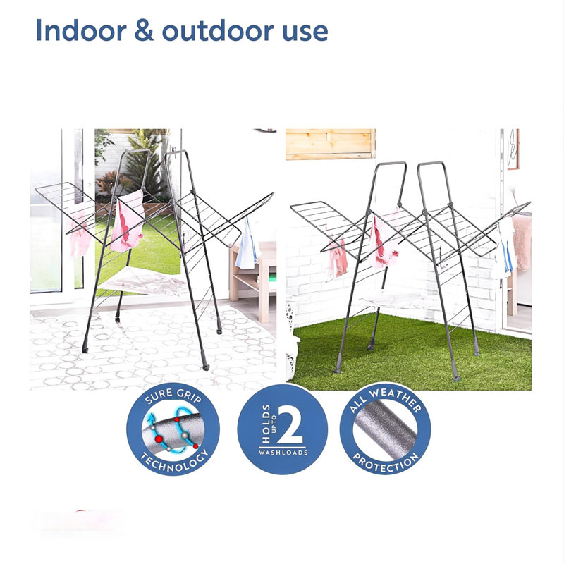 Steel Foldable Gullwing Drying Rack