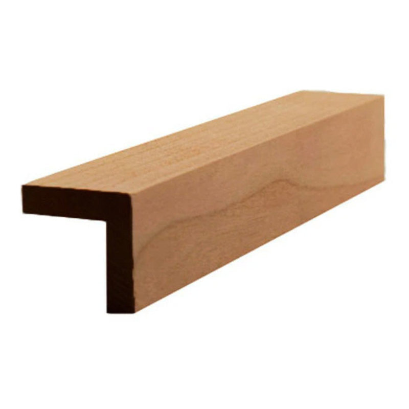 Moulure de coin EWCG11 7/8 "x 7/8". Sans finition, L 0,88 po x H 0,88 po x P 94 po, Cerisier