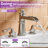 8-16 Inch 3 Holes 2 Handle Widespread Bathroom Sink Faucet-45090089-89153518