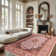Fillender Washable Soft Vintage Rug Fashion Floral Rug For Living Room Dorm Decor
