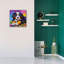  «Wouf Bernese Mountain Dog» par Rich Monet, art mural sur toile, 26 po x 26 po