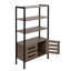 Alezae 121.5 cm H x 68 cm W Iron Standard Bookcase-1029162851