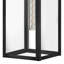 Max Black 1 - Bulb Outdoor Wall Lantern-39998182