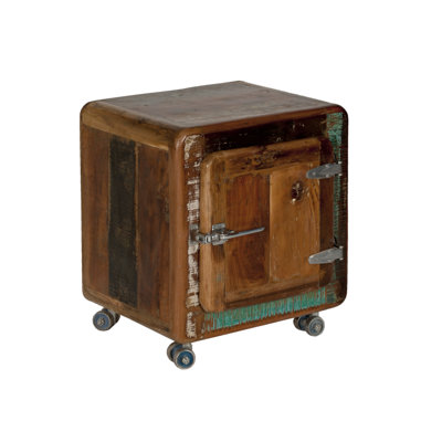 Rukhsar 56cm W Solid Wood Bedside Table