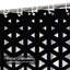 Rideau de douche triangulaire noir avec 12 crochets-876447132