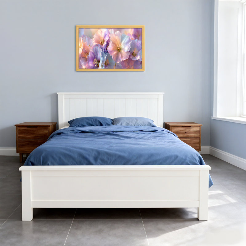 Plantes et fleurs Fleurs pastel Douces couleurs délicates pétales doux, H 24 po x l 36 po, Toile tendue, Ne s’applique pas
