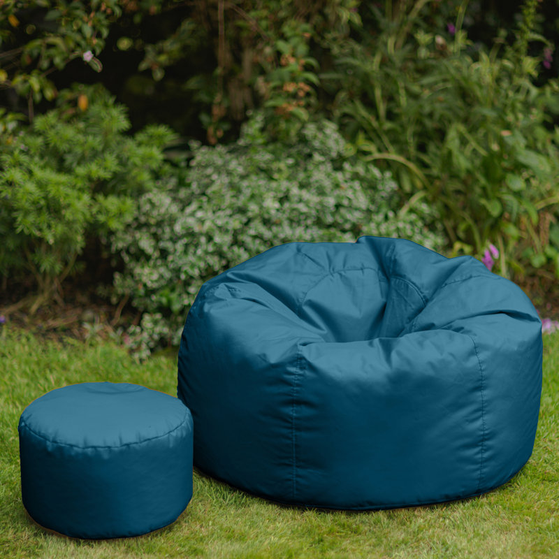 Bean Bag Lounger, Teal Green