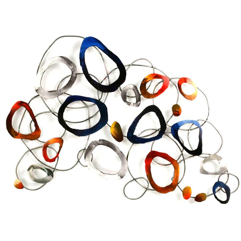 C. Jeré Handmade Modern Abstract Wall Decor on Metal