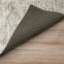 Tapis brun / beige en polyester tissé à la machine à motif abstrait Xairexis-87382145