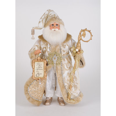 Père Noël élégance dorée