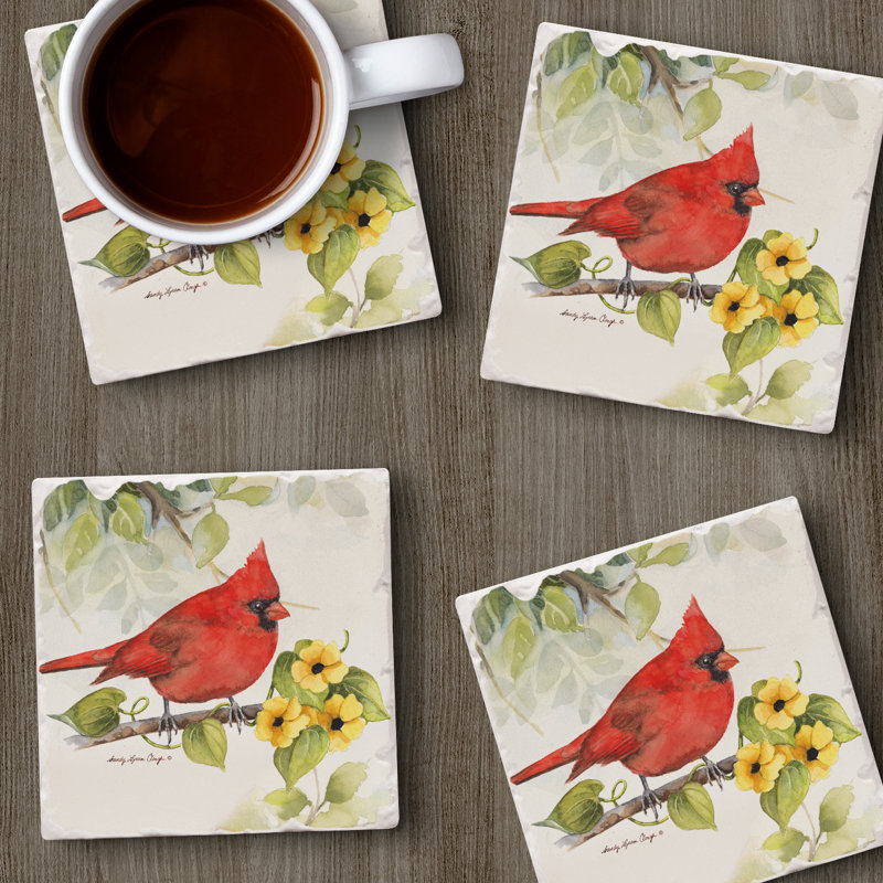 Paquet de 4 sous-verres Cardinal