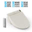 Siège de toilette de bidet électronique TOTO® WASHLET® C200 avec couvercle PREMIST et SoftClose®, rond, beige Sedona-39531462