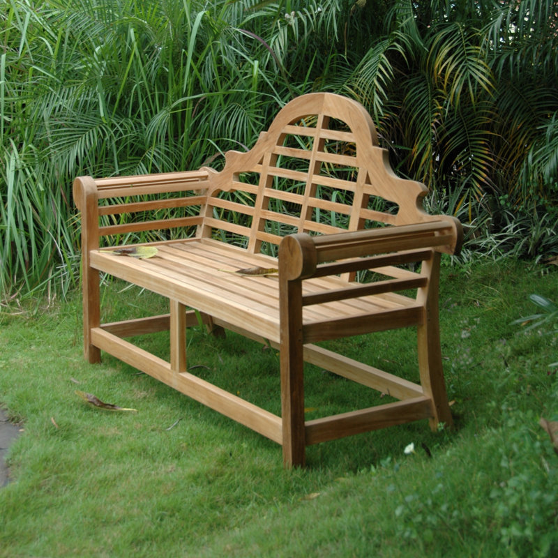 Marlborough Natural Teak 66" Outdoor Bench