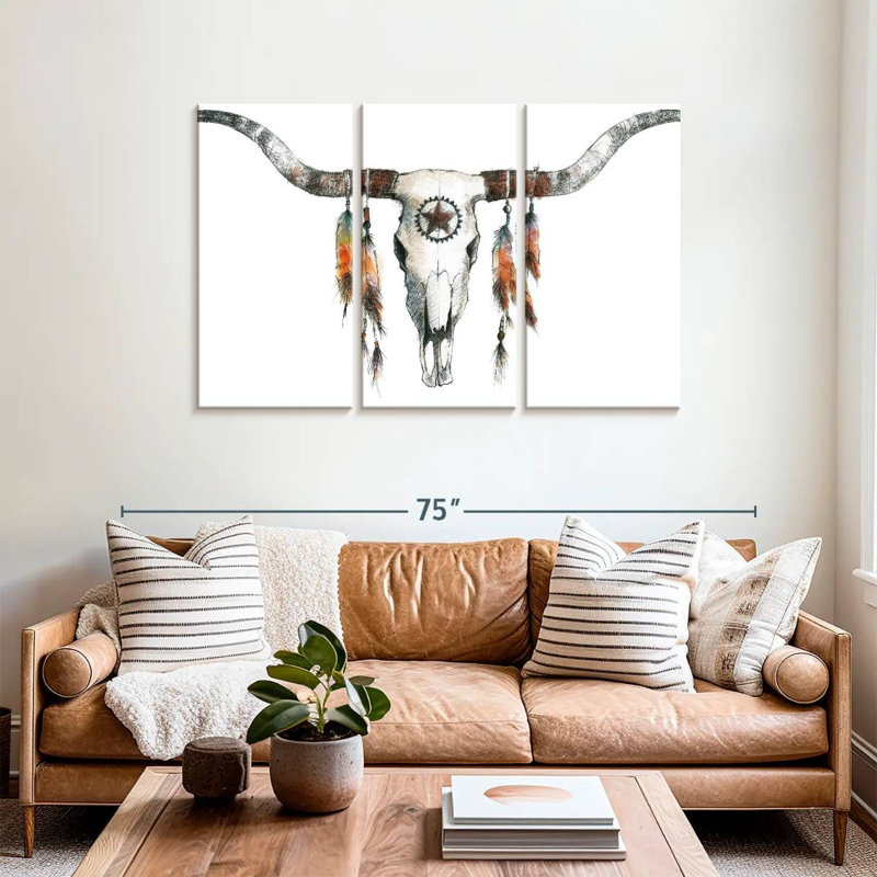 Plumes Kerner Longhorn, H 36 po x l 57 po