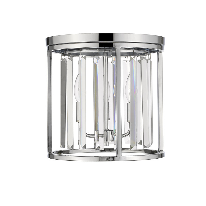 Cavanaugh Crystal Flush Mount, 12" H x 12" W x 12" D