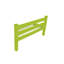  Cadre de lit double en bois massif vert lime Emerson - Double, vert