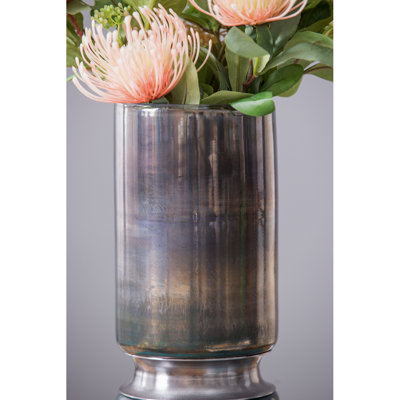 D5.1X13.2" Glass Vase