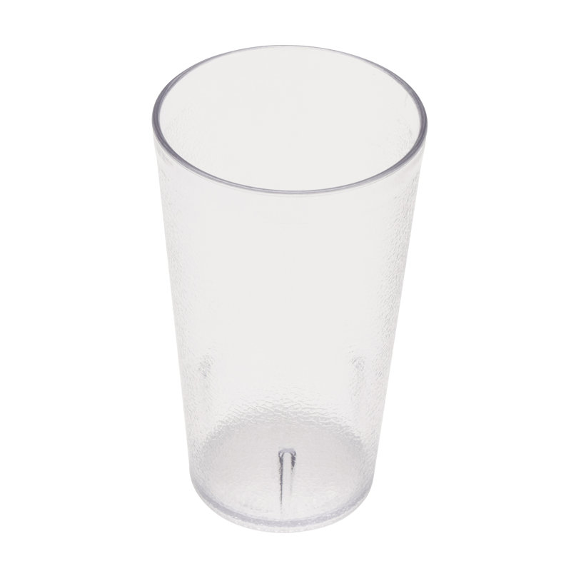 GET Gobelets de restaurant en plastique robustes, Transparent, 16 oz