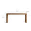 Console en bois massif pour le salon