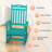 Outdoor Adirondack Rocking Chair HIPS All Weather Oversized Plastic Patio Chair Rocker-117802446