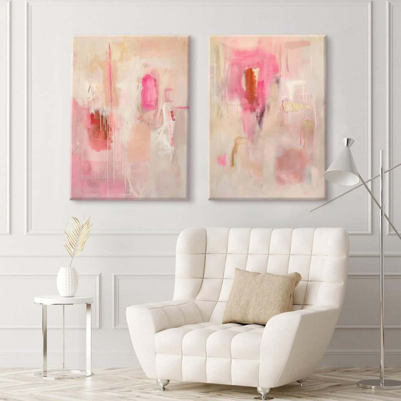 2 Piece Wrapped Canvas Print, 60 cm H x 40 cm W