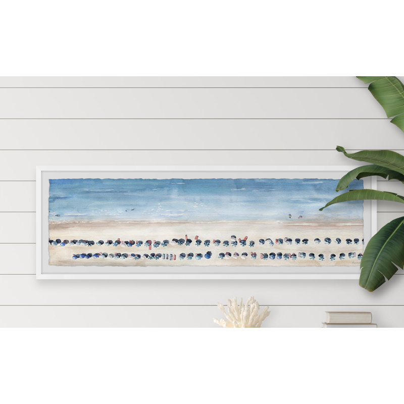 « bound beach »-cadre photo, reproduction d’art sur papier, H 10 po x l 30 po x P 1,5 po
