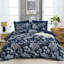 Ensemble d'édredon botanique réversible 7 pièces Ensemble de literie complète en microfibre douce pour toutes les saisons-122486624-122486628