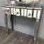 Cuyuna 85cm Glass Top Console Table