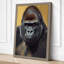 Gorilla Contemplation Modern - Wrapped Canvas-397253472-397253486