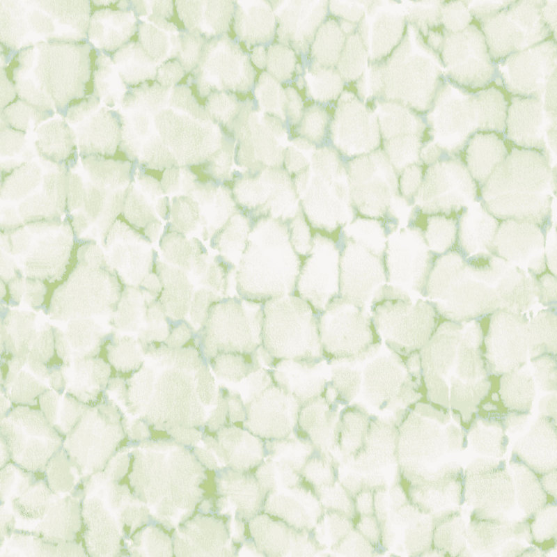 Evergreen 10.05m x 53cm Wallpaper Roll, Light Green/Cream