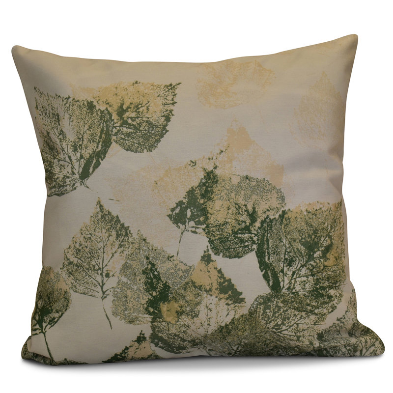 Housse de coussin d'extérieur carré, H 18 po x l 18 po x p 2 po, Vert