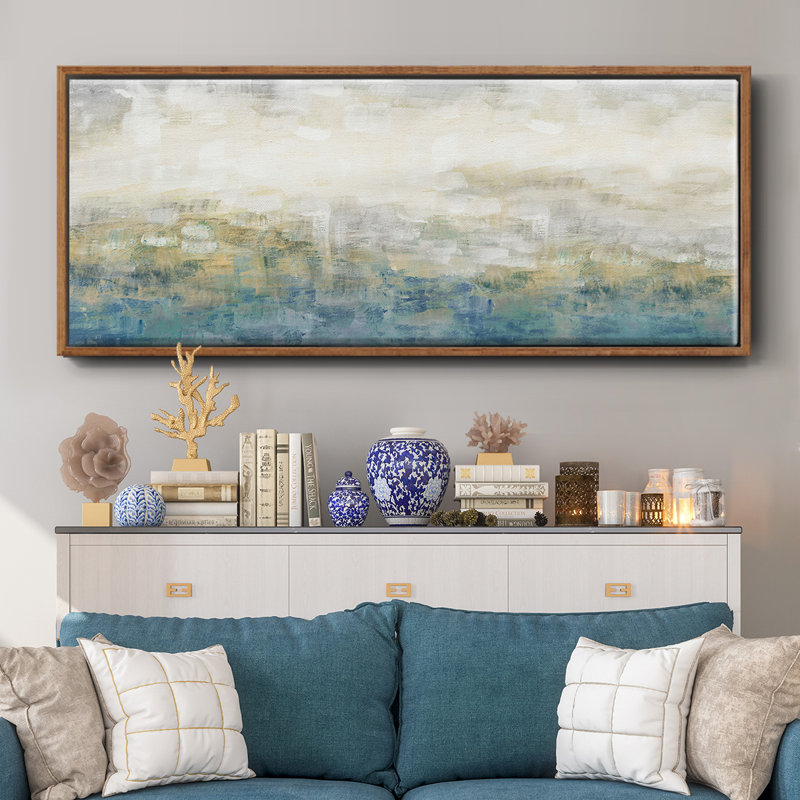 «Color Block Horizon», toile encadrée, H 12 po x l 30 po