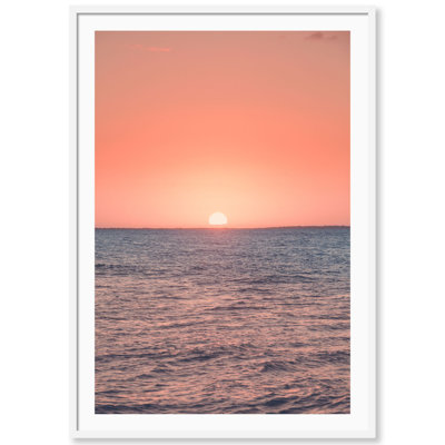 Holbox Sunset par Carly Tabak - Photographie de cadre photo