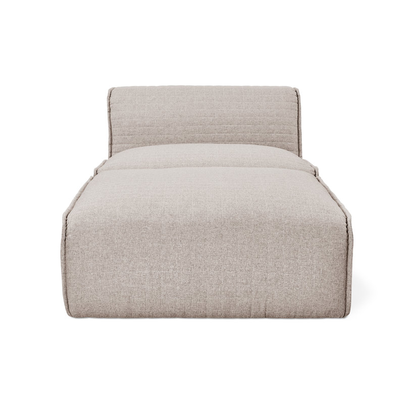 Méridienne modulaire 2 pièces Nexus, Café 100% polyester