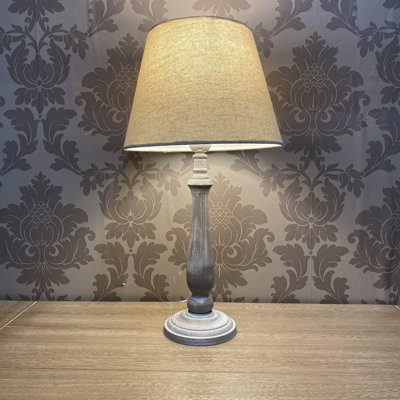 Sophisticated & Elegant Alaia Wood Freestanding Table Lamp – Versatile Accent Lighting for Setting Moods in Living Rooms or Bedrooms