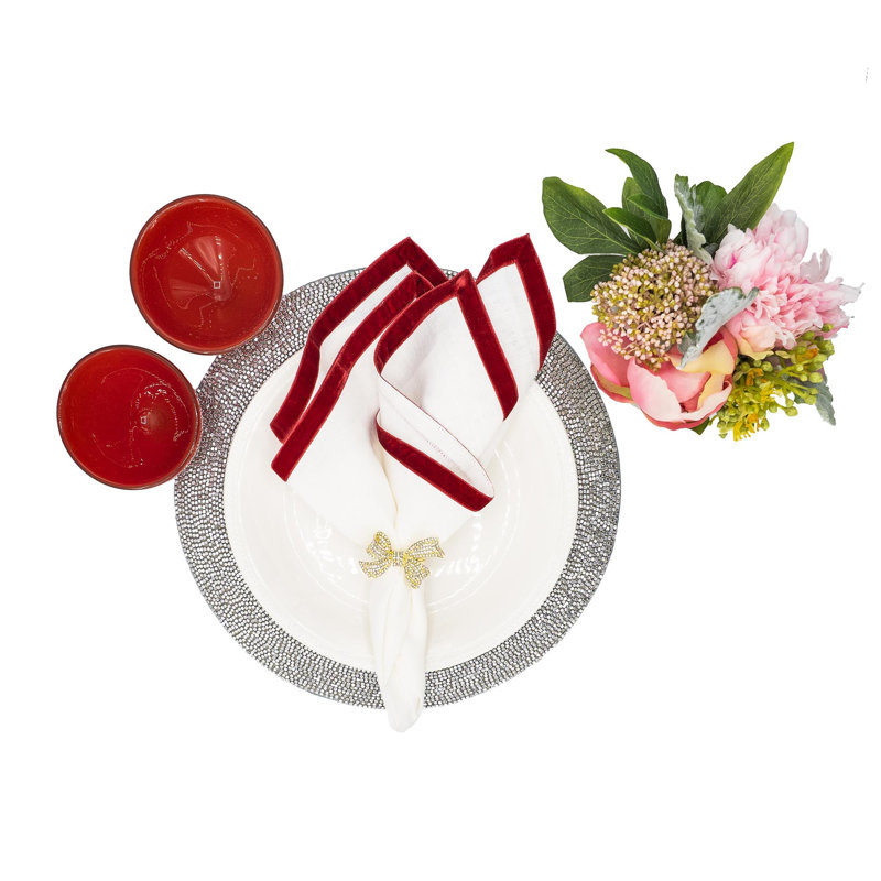 Paris 21" Linen Napkin, 4Pcs Set